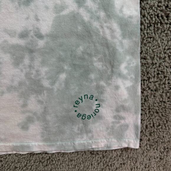 Desert Dreamer Reyna Noriega Shirt Womens One Size White Blue Tie Dye Ladies - Picture 4 of 9